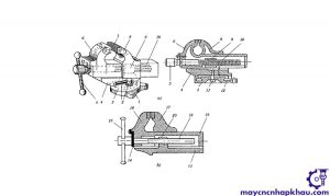 Cấu tạo Êtô máy phay CNC