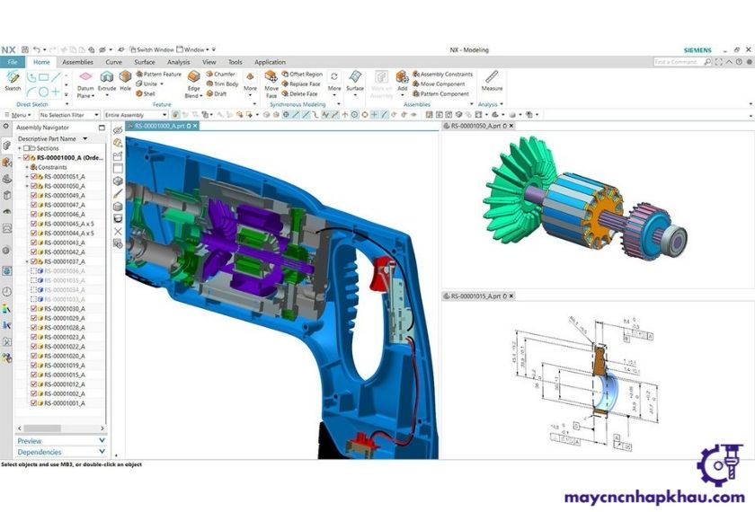 Phần mềm Siemens NX là gì? Những tính năng của phần mềm Siemens NX